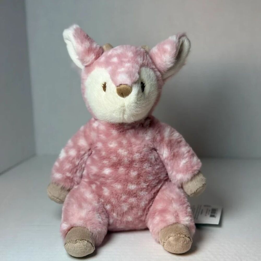 Baby Douglas New Pink Fox Rattle Stuffed Animal Lovey 12"